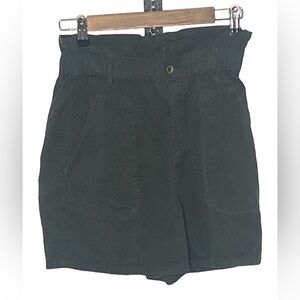 Zara Green Corduroy Shorts Sz 6